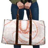 Aloha Lei Onaona Travel Bag Red Hawaiian Tribal Pattern - Polynesian Pride