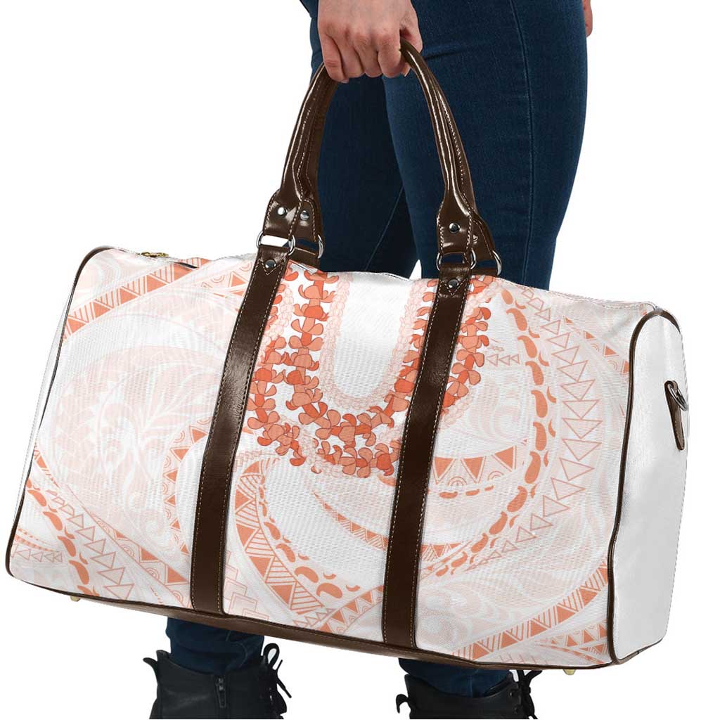 Aloha Lei Onaona Travel Bag Red Hawaiian Tribal Pattern - Polynesian Pride