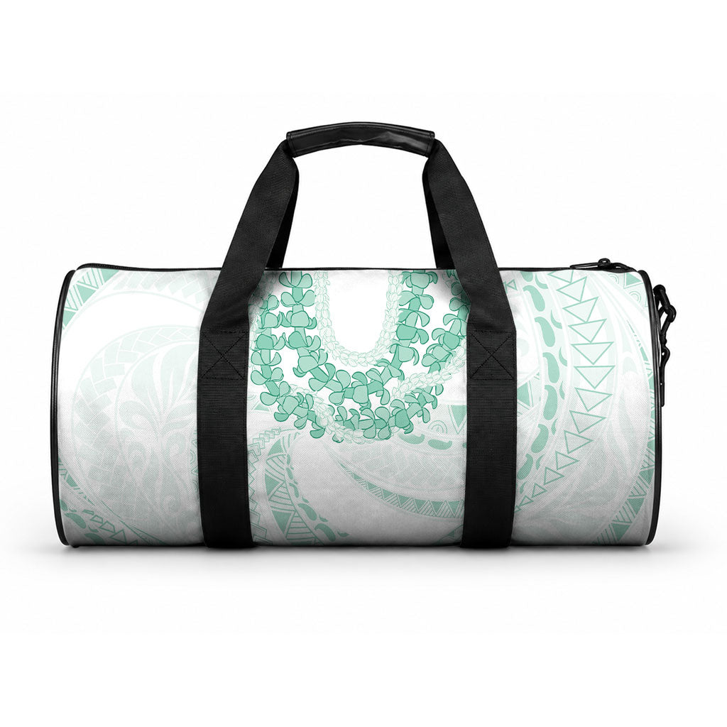 Aloha Lei Onaona Duffle Bag Sage Green Hawaiian Tribal Pattern LT9 One size Green - Polynesian Pride