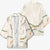 Aloha Lei Mikioi Kimono Beige Polynesian Tribal Tatau Pattern - Polynesian Pride