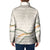 Aloha Lei Mikioi Padded Jacket Beige Polynesian Tribal Tatau Pattern - Polynesian Pride