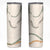Aloha Lei Mikioi Skinny Tumbler Beige Polynesian Tribal Tatau Pattern