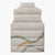 Aloha Lei Mikioi Sleeveless Puffer Jacket Beige Polynesian Tribal Tatau Pattern - Polynesian Pride