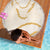 Aloha Lei Mikioi Beach Blanket Gold Polynesian Tribal Tatau Pattern