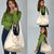 Aloha Lei Mikioi Grocery Bag Gold Polynesian Tribal Tatau Pattern