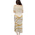 Aloha Lei Mikioi Puletasi Gold Polynesian Tribal Tatau Pattern