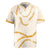 Aloha Lei Mikioi Rugby Jersey Gold Polynesian Tribal Tatau Pattern