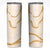 Aloha Lei Mikioi Skinny Tumbler Gold Polynesian Tribal Tatau Pattern