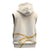 Aloha Lei Mikioi Sleeveless Hoodie Gold Polynesian Tribal Tatau Pattern - Polynesian Pride