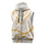 Aloha Lei Mikioi Sleeveless Zip Hoodie Gold Polynesian Tribal Tatau Pattern - Polynesian Pride