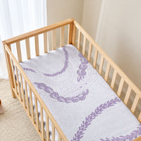 Aloha Lei Mikioi Baby Bed Cover Purple Polynesian Tribal Tatau Pattern LT9 - Polynesian Pride