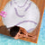 Aloha Lei Mikioi Beach Blanket Purple Polynesian Tribal Tatau Pattern