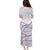 Aloha Lei Mikioi Puletasi Purple Polynesian Tribal Tatau Pattern