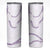 Aloha Lei Mikioi Skinny Tumbler Purple Polynesian Tribal Tatau Pattern