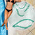 Aloha Lei Mikioi Beach Blanket Sage Green Polynesian Tribal Tatau Pattern