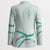 Aloha Lei Mikioi Blazer Sage Green Polynesian Tribal Tatau Pattern - Polynesian Pride
