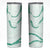 Aloha Lei Mikioi Skinny Tumbler Sage Green Polynesian Tribal Tatau Pattern