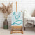 Aloha Lei Mikioi Canvas Wall Art Teal Polynesian Tribal Tatau Pattern