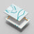 Aloha Lei Mikioi Canvas Wall Art Teal Polynesian Tribal Tatau Pattern