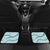 Aloha Lei Mikioi Car Mats Teal Polynesian Tribal Tatau Pattern