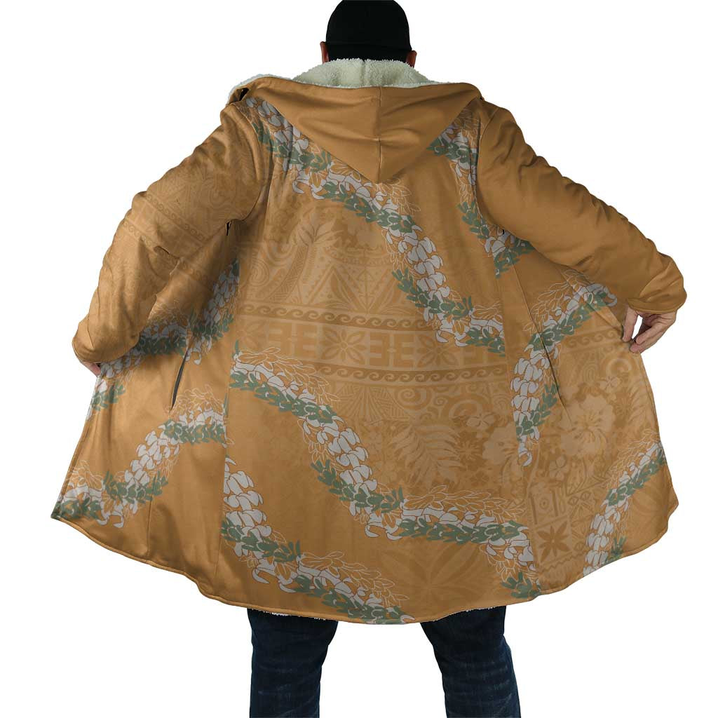 Aloha Pakalana and Puakenikeni Lei Cloak Gold Hawaiian Pattern LT9 - Polynesian Pride