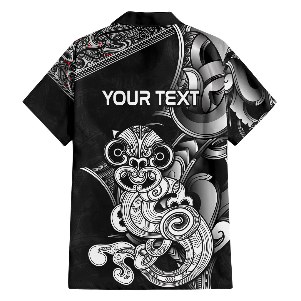 Personalised New Zealand Potae Pango Cricket Family Matching Off Shoulder Maxi Dress and Hawaiian Shirt Special Maori Hei Tiki Tribal Tattoo LT9 - Polynesian Pride