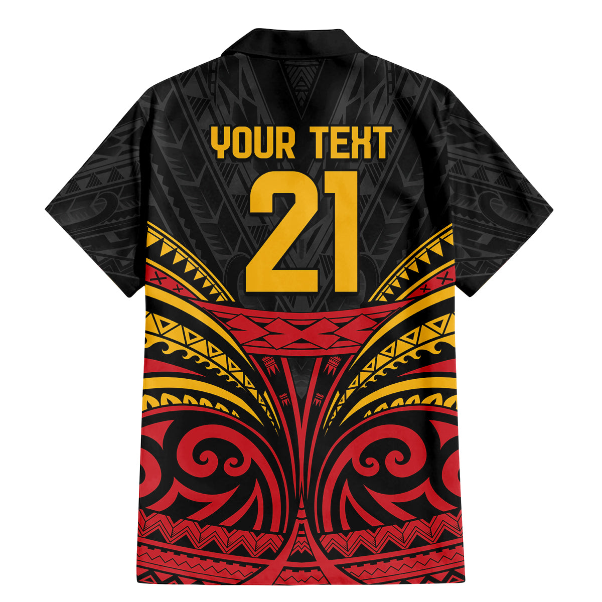 Custom Papua New Guinea Cricket Family Matching Mermaid Dress and Hawaiian Shirt PNG Emblem Mix Polyneisan Pattern LT9 - Polynesian Pride
