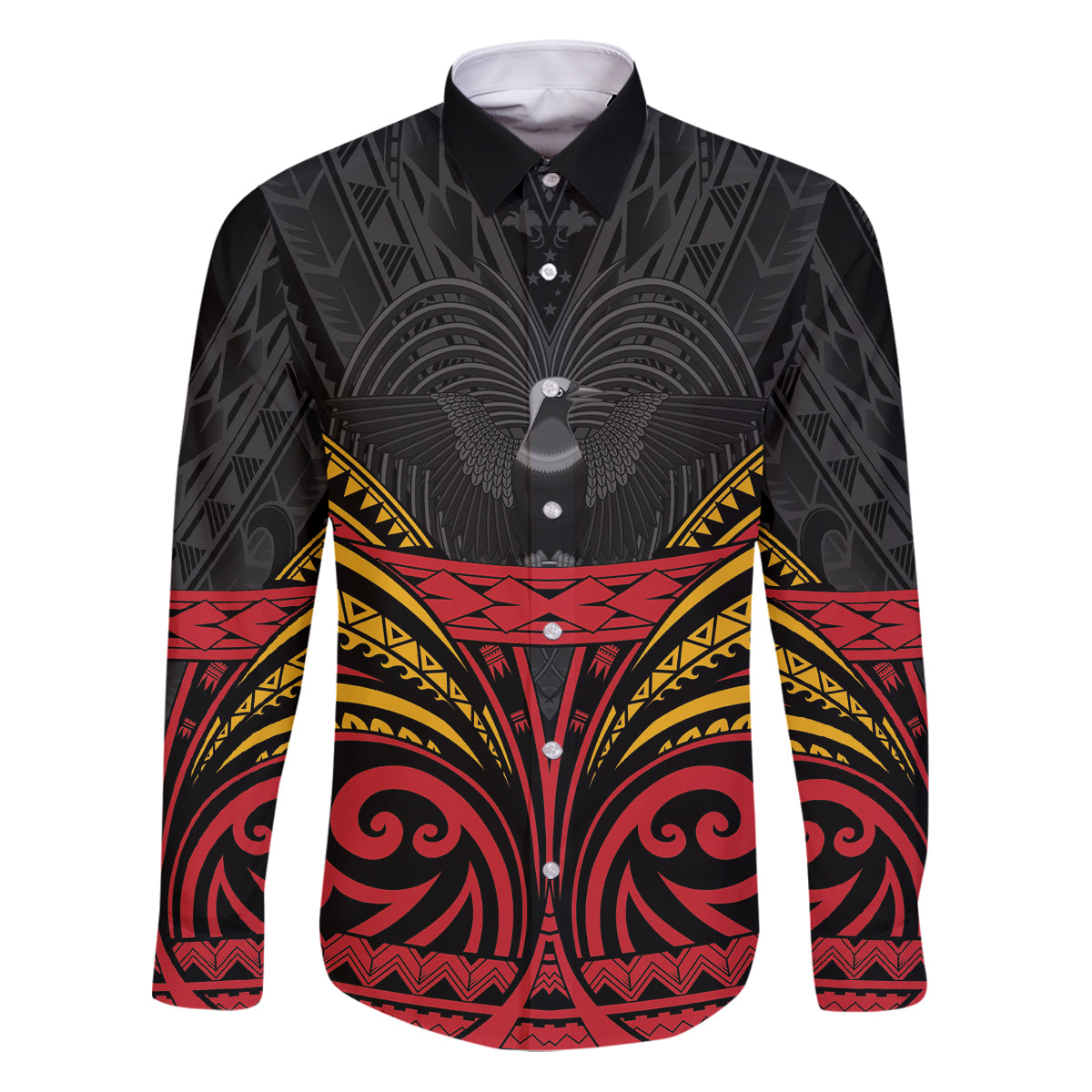 Custom Papua New Guinea Cricket Family Matching Puletasi and Hawaiian Shirt PNG Emblem Mix Polyneisan Pattern