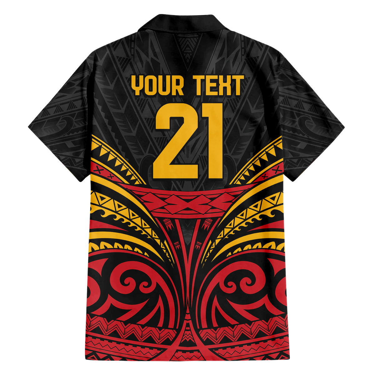 Custom Papua New Guinea Cricket Family Matching Short Sleeve Bodycon Dress and Hawaiian Shirt PNG Emblem Mix Polyneisan Pattern LT9 - Polynesian Pride