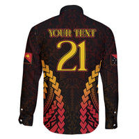 Custom Papua New Guinea Cricket Family Matching Short Sleeve Bodycon Dress and Hawaiian Shirt Go Barramundis LT9 - Polynesian Pride
