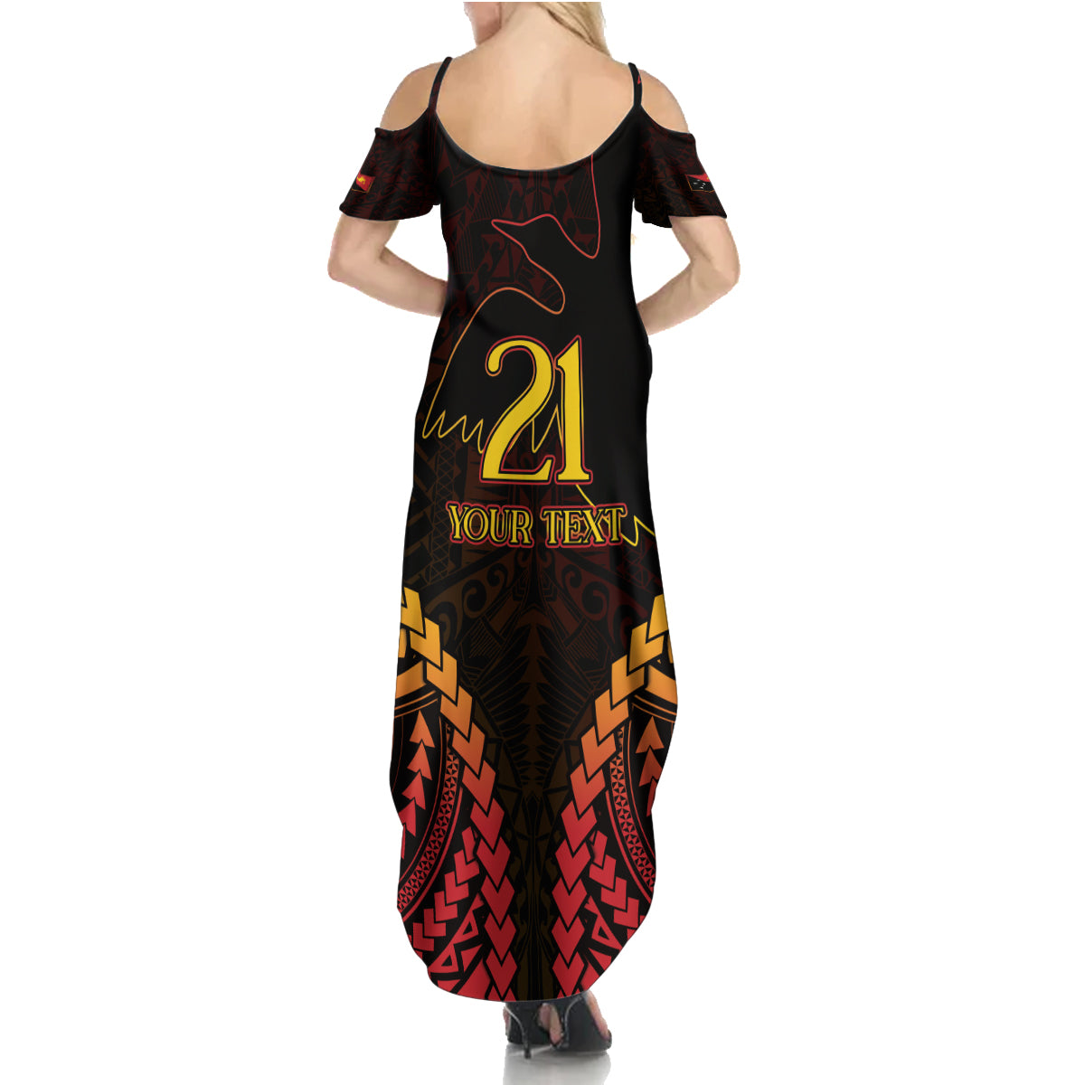 Custom Papua New Guinea Cricket Family Matching Summer Maxi Dress and Hawaiian Shirt Go Barramundis LT9 - Polynesian Pride