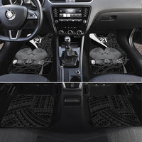 Custom Papua New Guinea Cricket Car Mats Tribal Bird of Paradise Tattoo