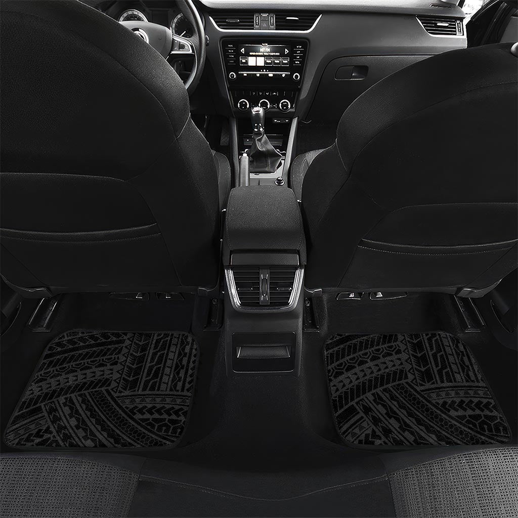 Custom Papua New Guinea Cricket Car Mats Tribal Bird of Paradise Tattoo