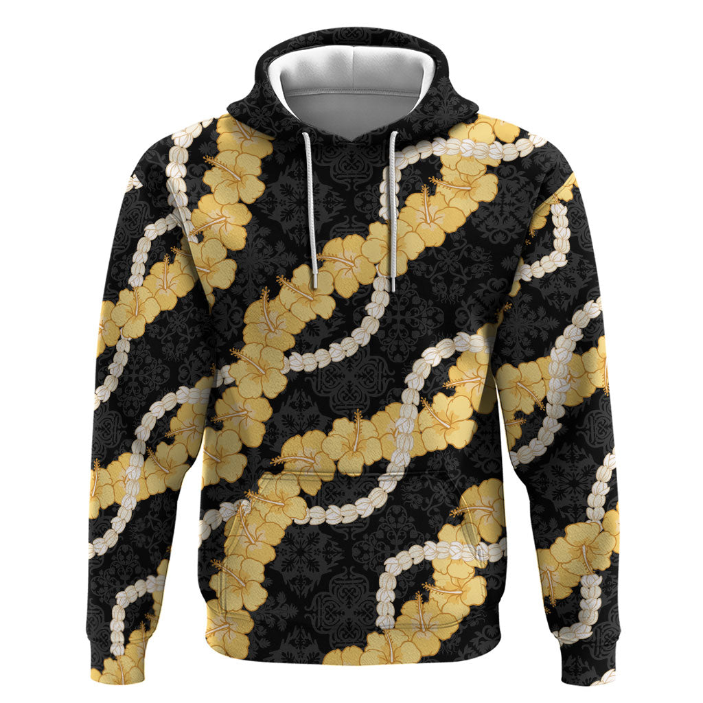 Aloha Melemele Hibiscus Pikake Lei Hoodie Hawaiian Quilt Pattern