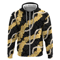 Aloha Melemele Hibiscus Pikake Lei Hoodie Hawaiian Quilt Pattern