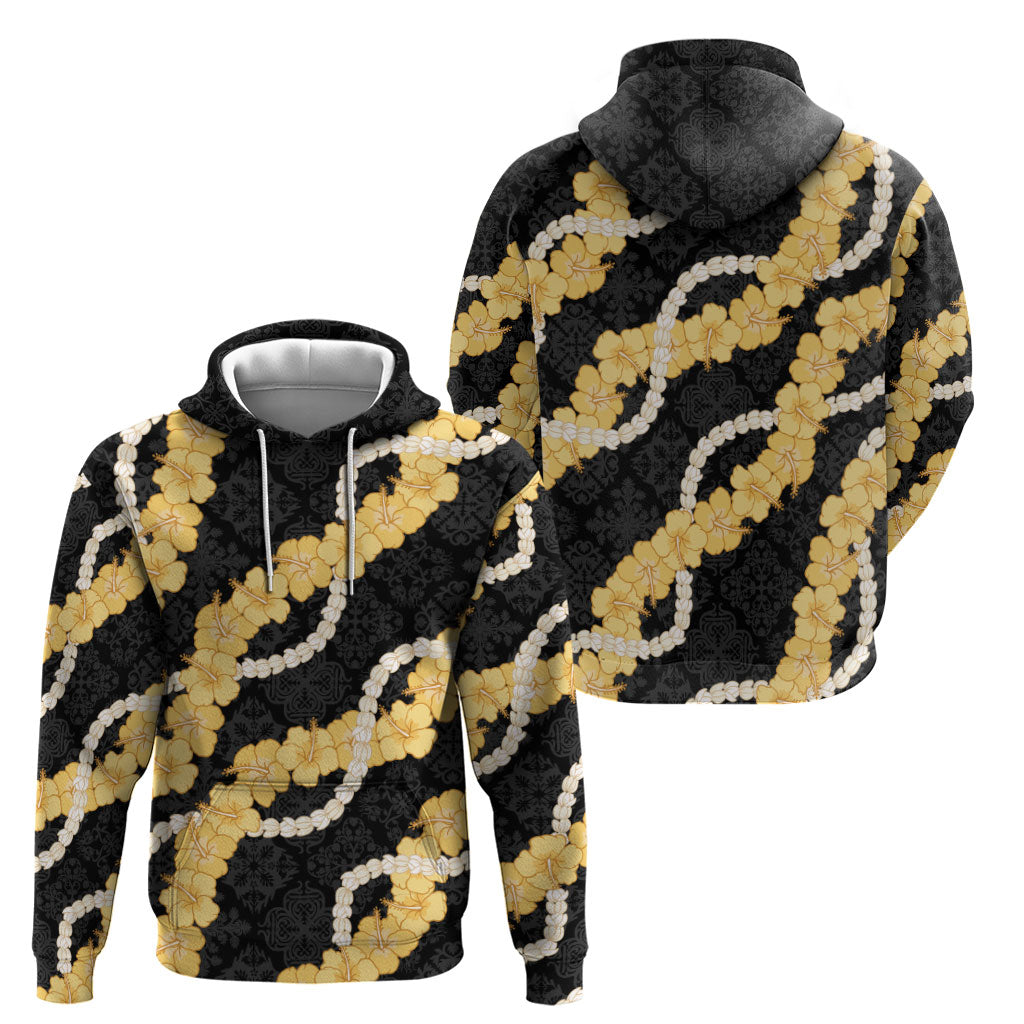 Aloha Melemele Hibiscus Pikake Lei Hoodie Hawaiian Quilt Pattern
