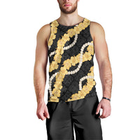 Aloha Melemele Hibiscus Pikake Lei Men Tank Top Hawaiian Quilt Pattern LT9 - Polynesian Pride