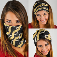Aloha Melemele Hibiscus Pikake Lei Neck Gaiter Hawaiian Quilt Pattern