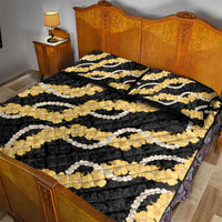 Aloha Melemele Hibiscus Pikake Lei Quilt Bed Set Hawaiian Quilt Pattern
