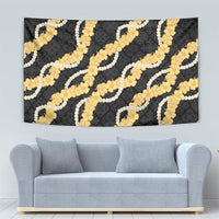 Aloha Melemele Hibiscus Pikake Lei Tapestry Hawaiian Quilt Pattern