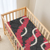 Aloha Ula'ula Hibiscus Pikake Lei Baby Bed Cover Hawaiian Quilt Pattern LT9 - Polynesian Pride