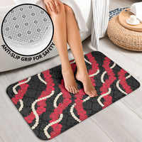 Aloha Ula'ula Hibiscus Pikake Lei Bathroom Set Hawaiian Quilt Pattern LT9 - Polynesian Pride