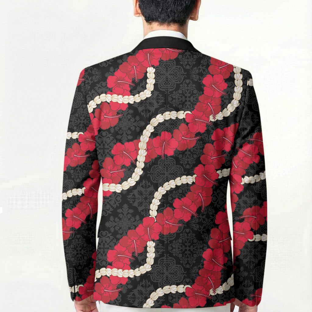 Aloha Ula'ula Hibiscus Pikake Lei Blazer Hawaiian Quilt Pattern