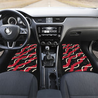 Aloha Ula'ula Hibiscus Pikake Lei Car Mats Hawaiian Quilt Pattern