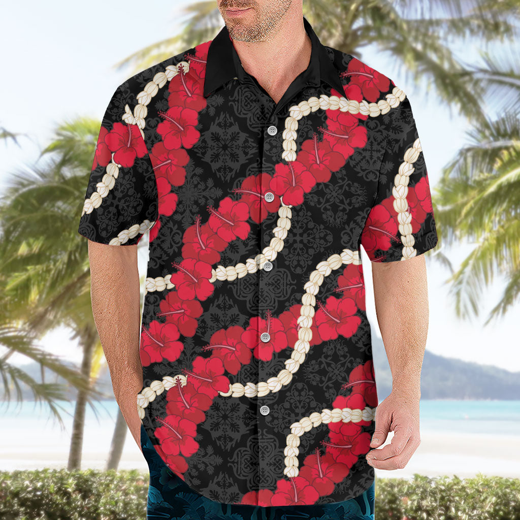 Aloha Ula'ula Hibiscus Pikake Lei Hawaiian Shirt Hawaiian Quilt Pattern