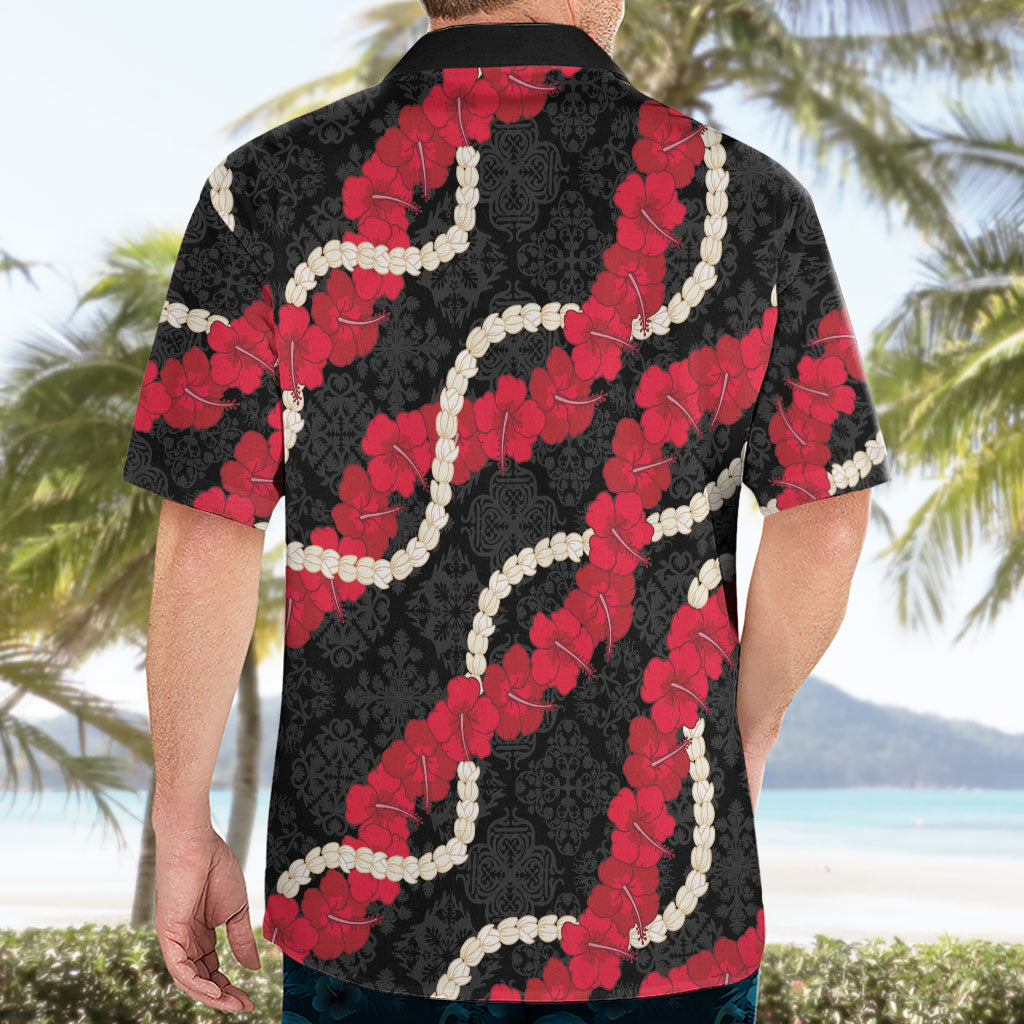 Aloha Ula'ula Hibiscus Pikake Lei Hawaiian Shirt Hawaiian Quilt Pattern