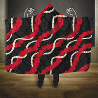 Aloha Ula'ula Hibiscus Pikake Lei Hooded Blanket Hawaiian Quilt Pattern
