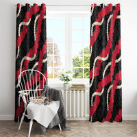 Aloha Ula'ula Hibiscus Pikake Lei Window Curtain Hawaiian Quilt Pattern