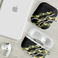 Puakenikeni Anthurium Pikake Lei AirPods Case Hawaiian Quilt Pattern LT9 - Polynesian Pride
