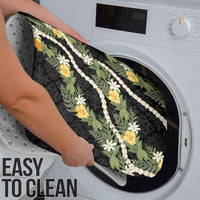 Puakenikeni Anthurium Pikake Lei Bathroom Set Hawaiian Quilt Pattern LT9 - Polynesian Pride